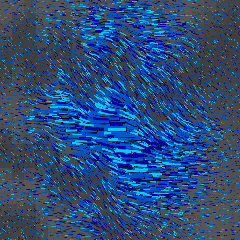 Flow fields grid screenshot