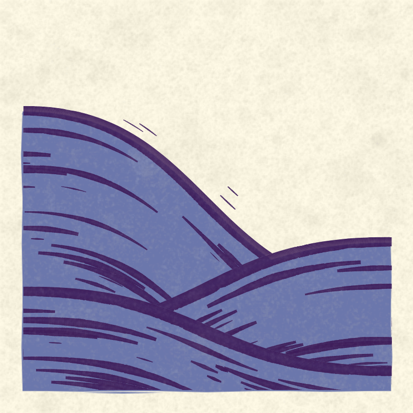 Linocut waves screenshot